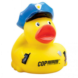 Promotional Rubber Ducks: Small Policeman Rubber Ducks